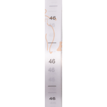 Fabric Number Size Label